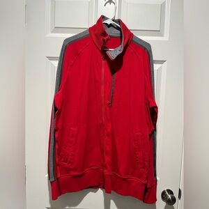 Lululemon Men's Full Zip Track Jacket Size XL Red - Luon - Great Condition